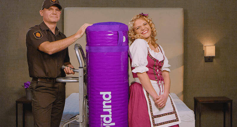 Purple Matratze TV Werbung